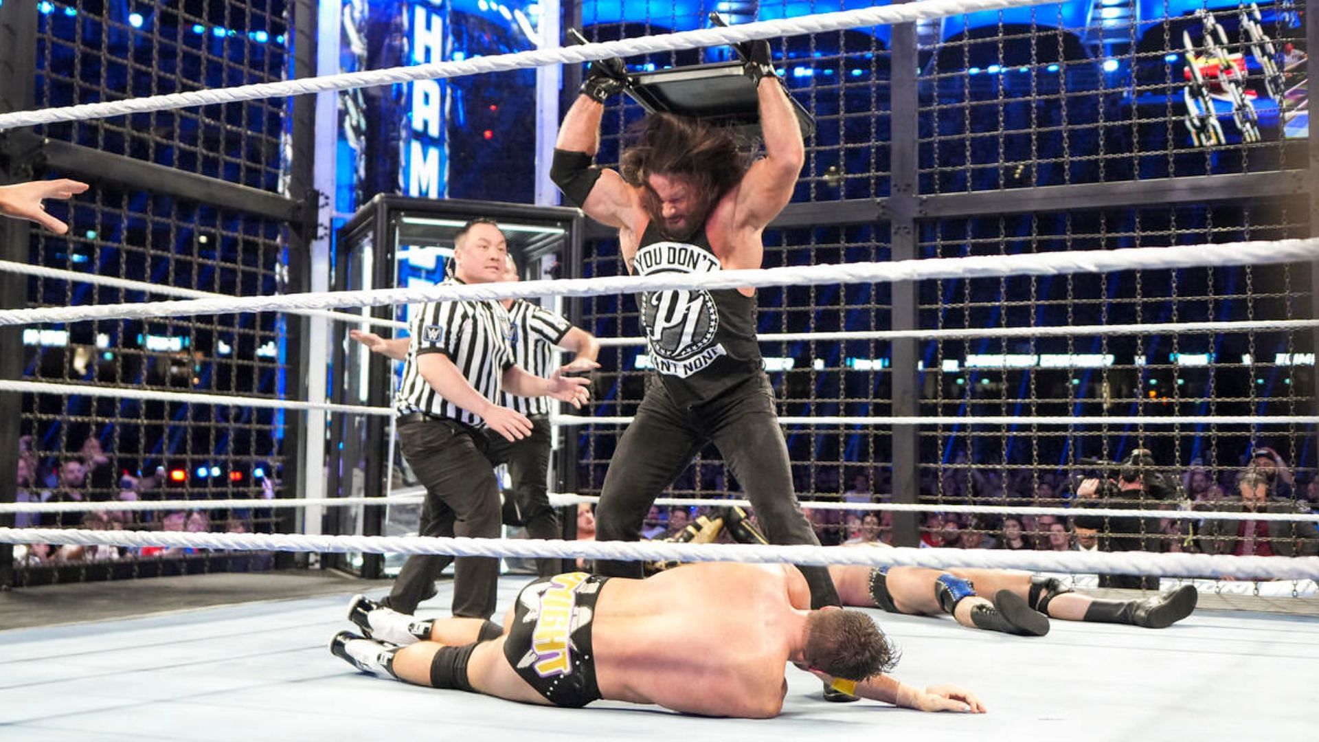 Styles and Knight at the 2024 Men's Royal Rumble